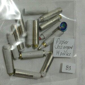 One-of-a-kind handmade/hand rolled paper beads/jewelry making/craft supplies/DIY